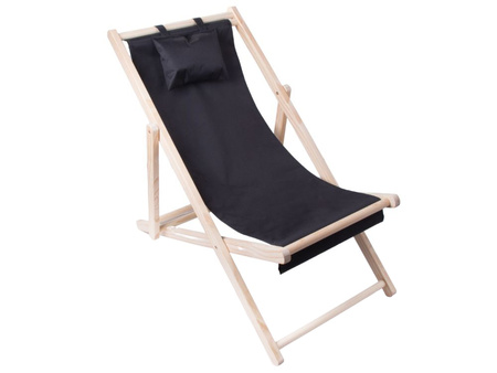 WOODEN SUN LOUNGER BLACK (4)