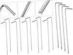 Tent pillars anchor pigs steel 24cm 10pcs hook & loop pins