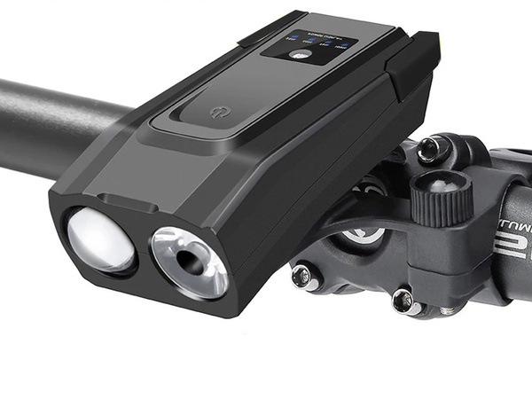 Silné lampičky na bicykle predné led zadné svetlo volume teller batéria 2v1