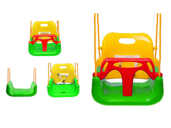 Balançoire de jardin pour enfants siège de fleurs avec corde à l'arbre