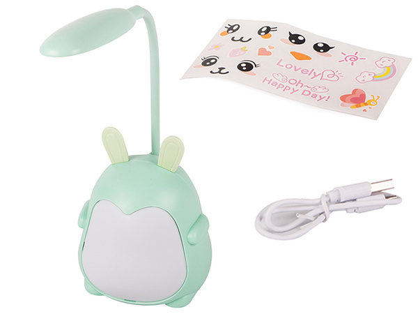 Vodena rgb usb namizna svetilka za otroke za učenje branja 3 načini