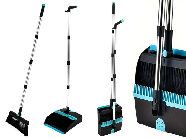 Măturat set măturat perie dustpan stick de curățare perie om leneș