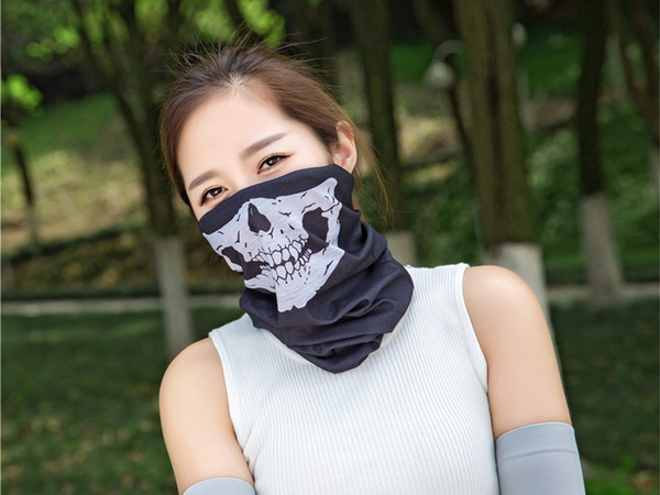 Chimenea pasamontañas pañuelo facial bandama calavera túnel multifuncional calavera