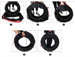 TYRE COVERS FOR 19-23 INCH WHEELS SET OF 4 WATERPROOF WITH HANDLE