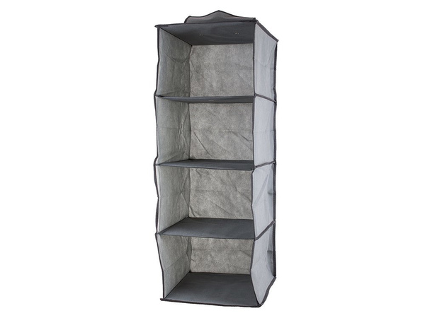 Kleiderschrank organizer hängeregal mit 4 böden 80cm