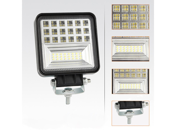 Darba lampa 42 rezultātā halogēnspuldze 126w 12v-24v cree