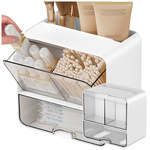 Armoire organiseur contenant avec tiroir rangement de cosmétiques pour la salle de bains