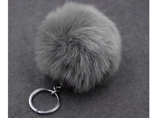 Võtmehoidja ripats kott pompon karusnahk käekottide jaoks