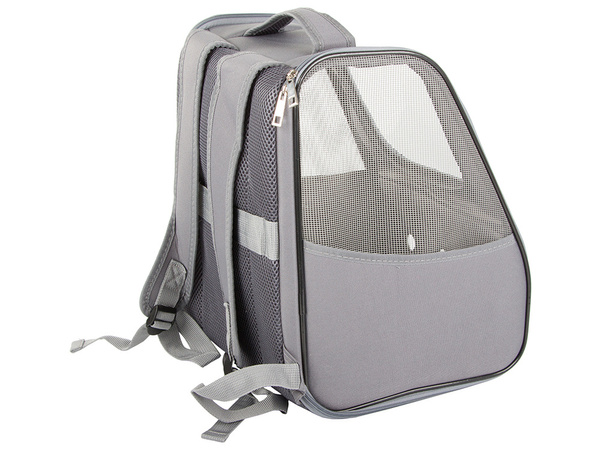 Bolsa de transporte mochila para gato perro conejo ventana trasera ventilada