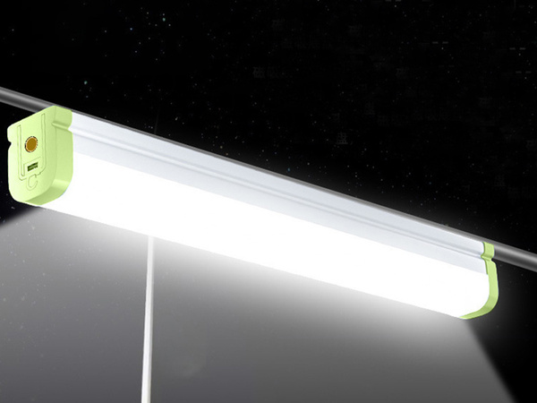 Led töökoda lamp magnet konksuga universaalne laetav aku powerbank