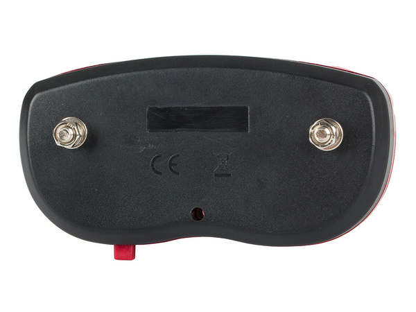 A condus biciclete lumina din spate pentru biciclete rack 2xaa baterii puternice