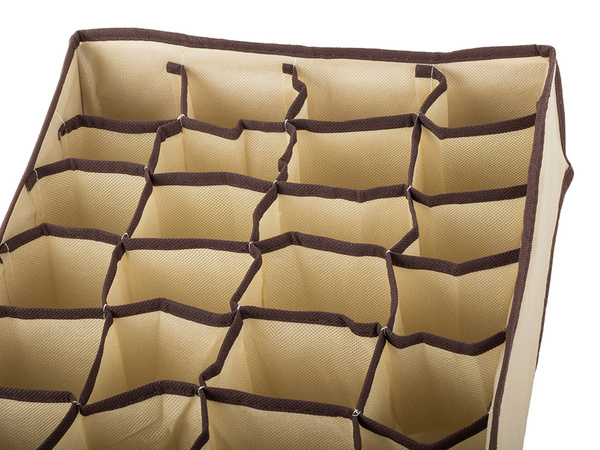 Organizator lenjerie de corp sertar șosete bej 24