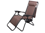 Chaise de plage pliante zero gravity 2in1 chair with canopy