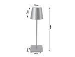 Stolní noční světlo dotyková lampa 3 kroky vysoká bezdrátová usb