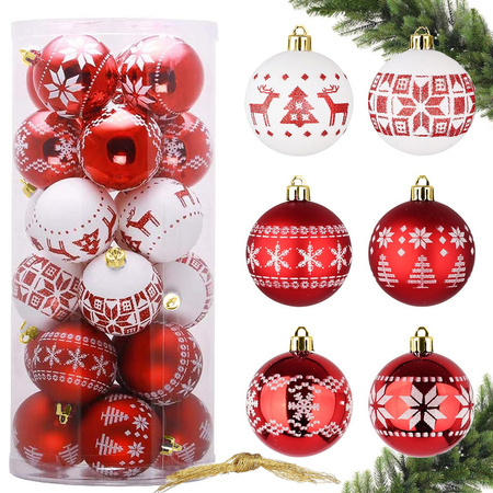 5cm choynight balls set of 30 sizes non-breaking decorations