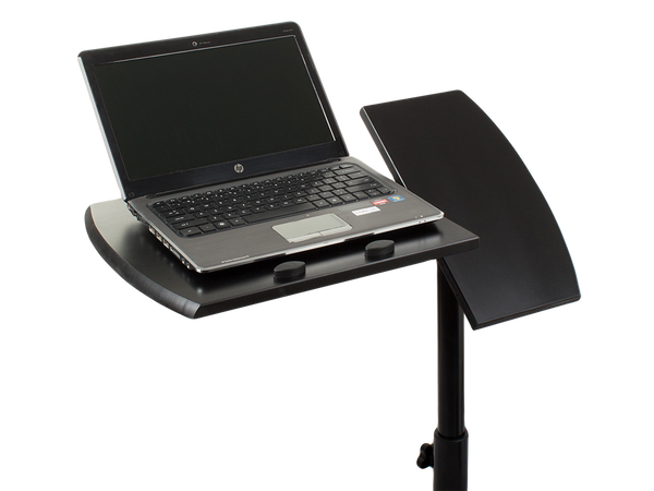 Laptop table on wheels adjustable desk