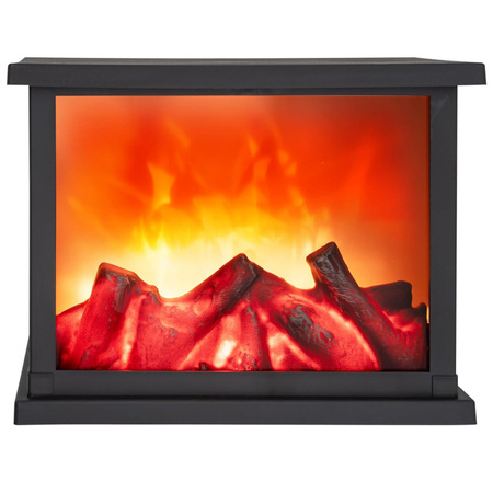 Kamin led laterne mit feuer beweglicher flamme lampe