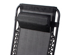 Leżk składany ogrodowy fotel plażowy zero gravity 2w1 krzesło turysytyczne