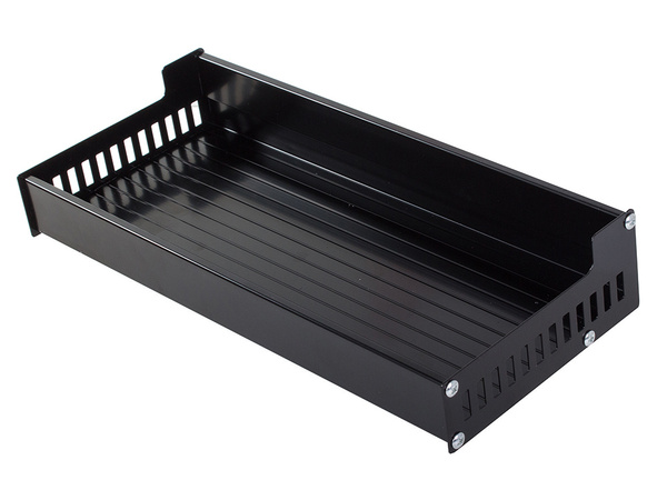 Wall-mounted kitchen shelf for spices