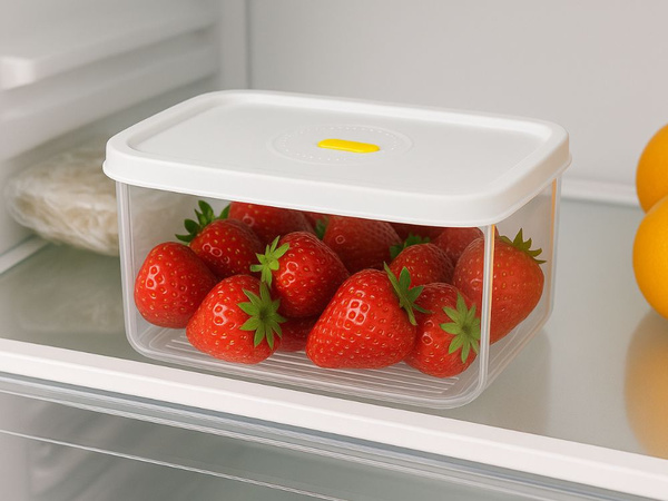 Recipiente para alimentos con tapa hermética organizador de cocina 2,5 l 2500 ml