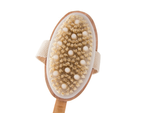 Wet dry body massage brush for the back