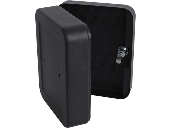 Key safe metal case lockable for 20 keys hangers with hooks