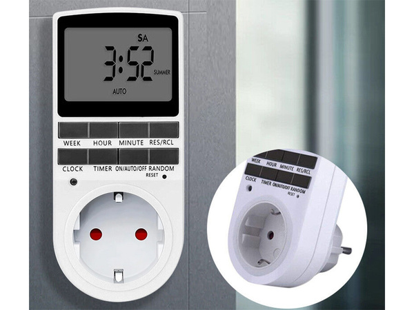 Časovač zapnutia a vypnutia lcd digitálny