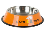 Metal anti-slip dog bowl 500ml