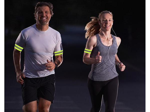 Odsevni obliž za oči fleksibilna zapestnica rumena 2pcs