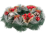 Guirlande couronne de noël décorations de noël décoration de porte fenêtre