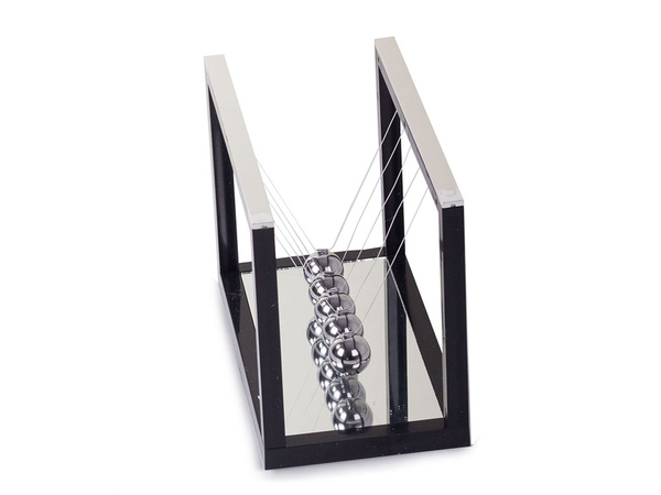 Pendule boules newton bureau grand miroir