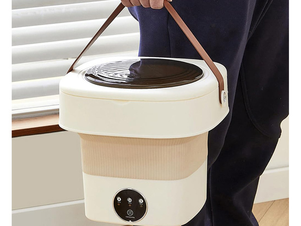 Mini portable washing machine small folding travel washing machine for clothes and linen 11l