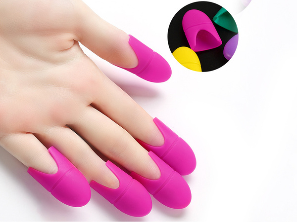 Clips en silicone pour retirer les hybrides, les gels et les acryliques
