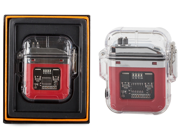 Encendedor de plasma con lampara led usb electrica