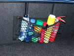Car boot net sturdy with velcro to car seat sturdy pocket 50x25cm