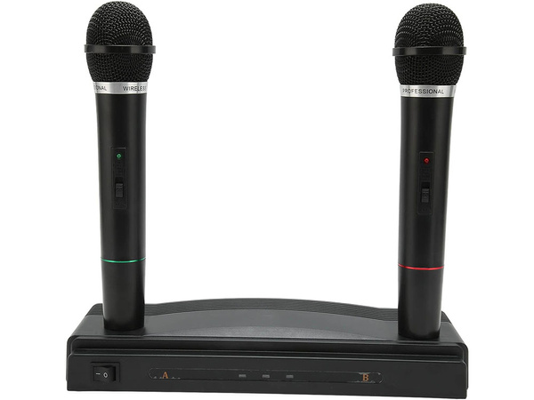 Karaoke kit 2x wireless microphone + állomás
