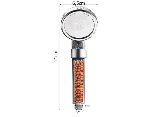 Mâner de duș cu filtru de piatră