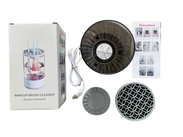 Station de nettoyage pour le nettoyage et le séchage des pinceaux et éponges cosmétiques usb