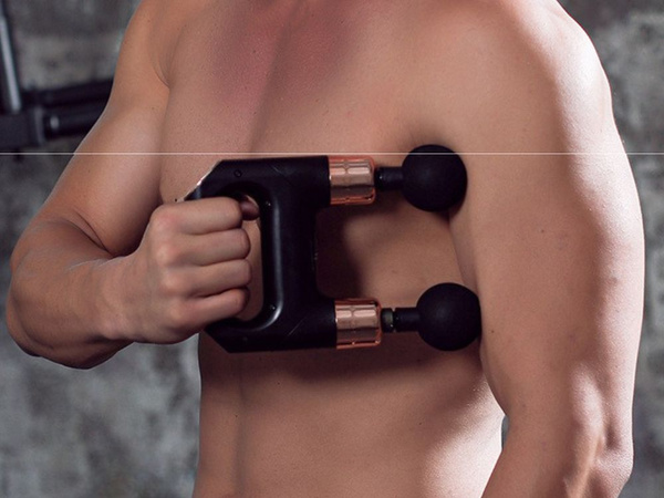 Pistolet de massage double dos masseur corporel puissant 8 conseils