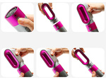Hair dryer hair straightener curling iron 5-in-1 kit