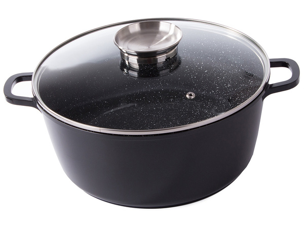 Pot with aromatizer for spices for induction cooking gas large 8l