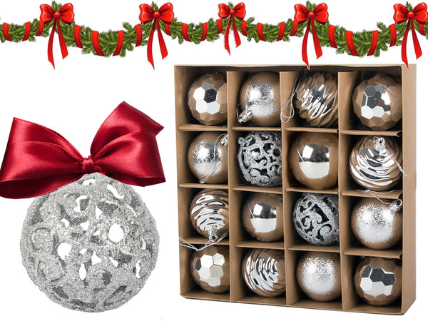 Choinka bombes pour choinka 6cm set of 16 pc bombes decoration holy holiday designs