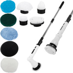 Electric rotating brush for cleaning tiles mop set cordless