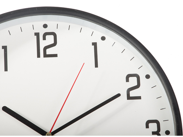 Falióra nagy csendes 30cm kerek mutató dátum hőmérséklet fa