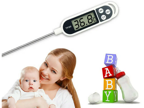 Konyhai hőmérő szondával grillezéshez húshoz vízhez