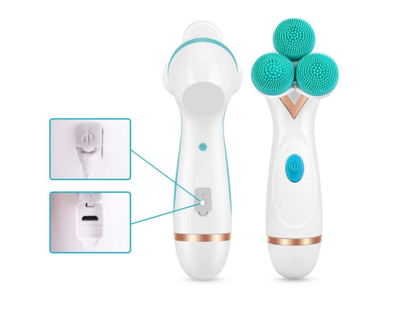 3-in-1 electric backwashing brush