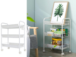 Baie raft bucătărie cabinet pe roți metal rack trei niveluri 3