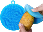 Silicone washer sponge scouring brush vegetable scouring brush