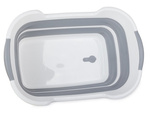 Bol plegable de silicona con desagüe