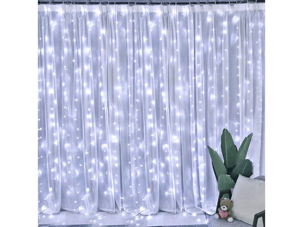 Mikro curtain 300 led juhtimine 3x3 riputatavad valgud